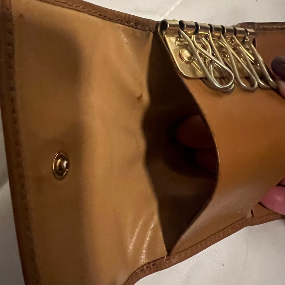 Celine Brown Leather Key Holder - Picture 4 of 10
